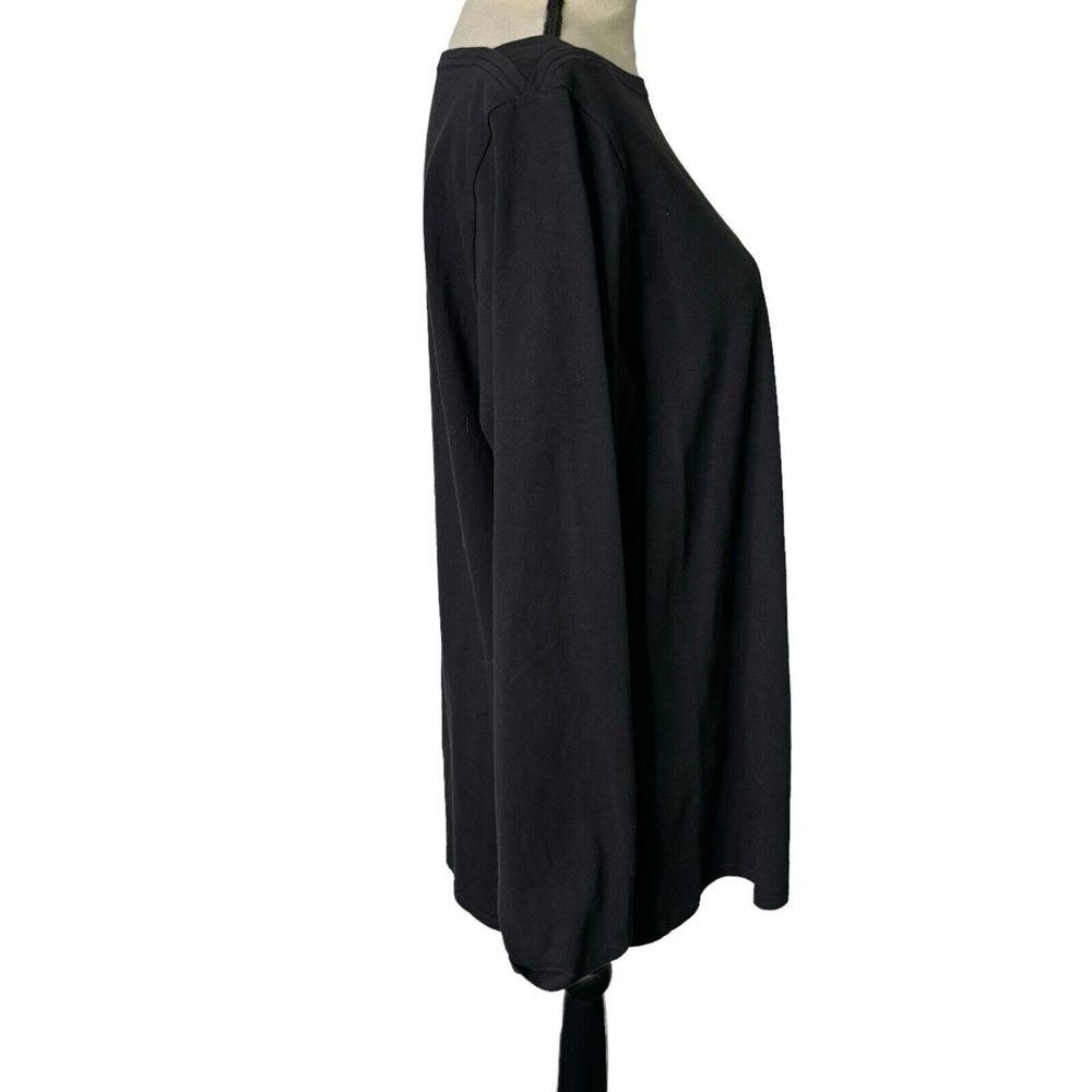 Free People Beach Tunic Top Womens‎ Small Petite Black Pullover NEW - Picture 4 of 13